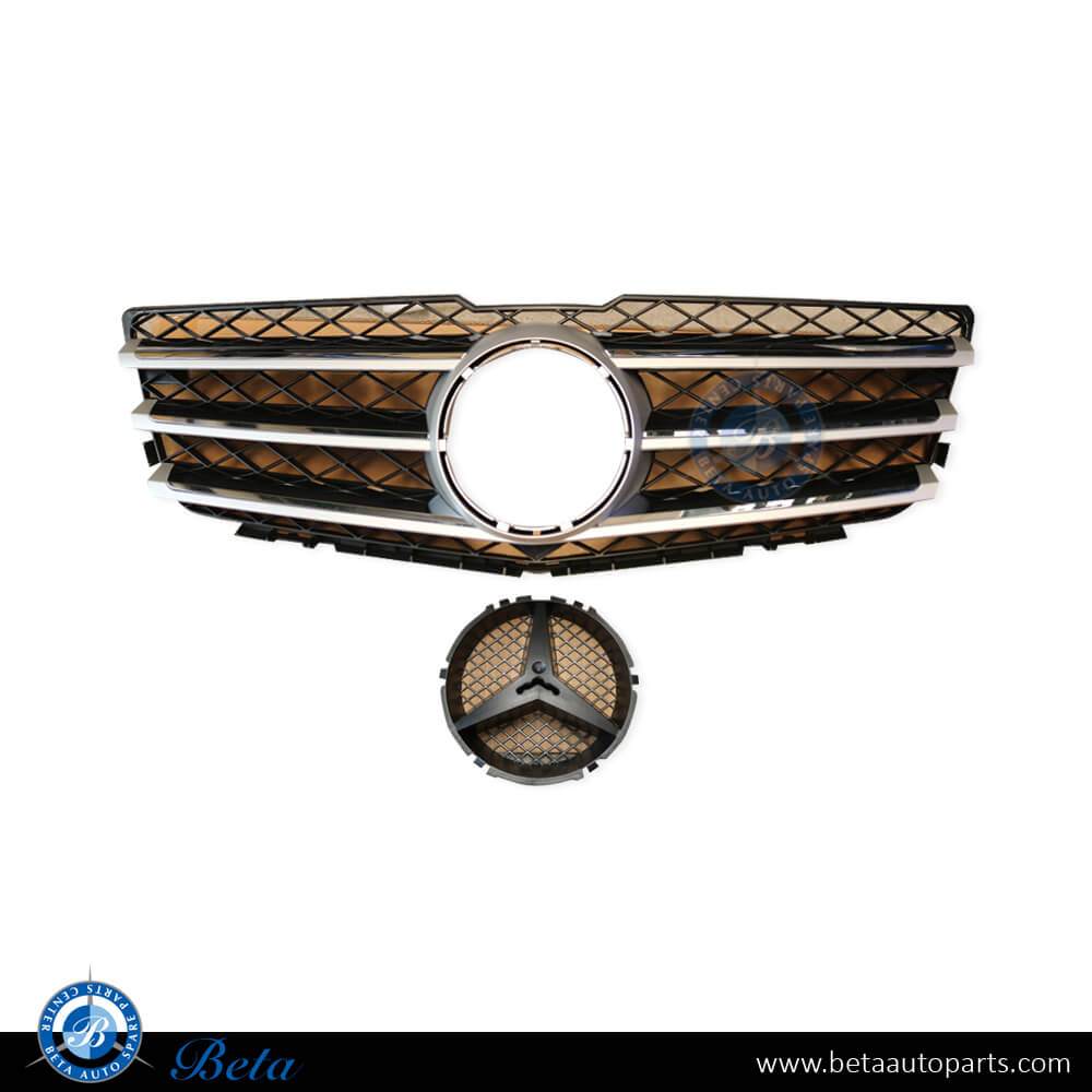 Radiator Grille with Sport Package Silver Color for Mercedes GLK-Class X204 2009-2011 models, Part Number 2048801583 Radiator Grille with Sport Package Silver Color for Mercedes GLK-Class X204 2009-2011 models, Part Number 2048801583